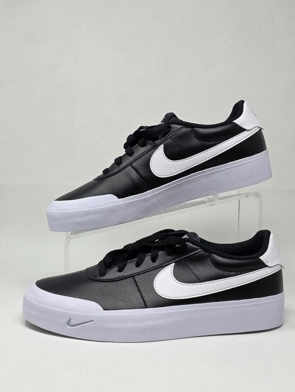 Nike Court Shot Men's Sneakers Shoes Black White FQ8146-002 Low Size 8 NEW
